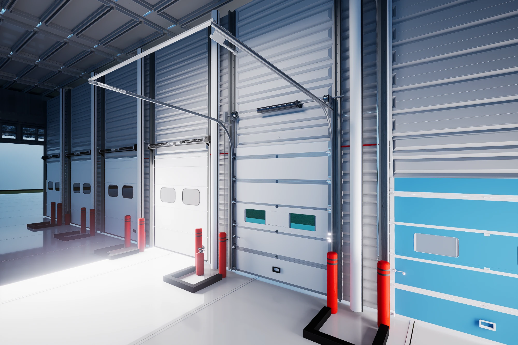 Puerta Vertical Seccional 90 Grados